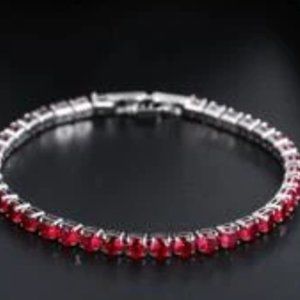 Red Tennis Bracelets